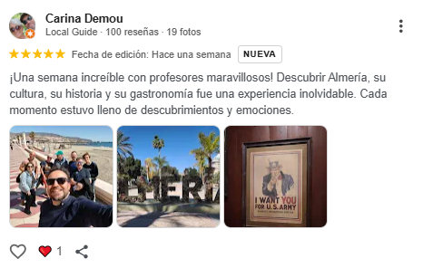 spanish experience almeria carina